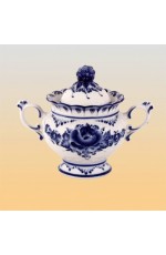 Гжель Сахарница Пробуждение