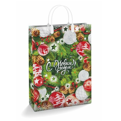 Пакет мягкий пластик 30х40см/150 Еловое царство Интерпак