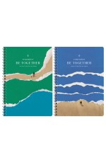 Тетрадь 120л., А4, клетка на гребне GreenwichLine Be together, матовая ламинация, выборочный лак, 70г/м2