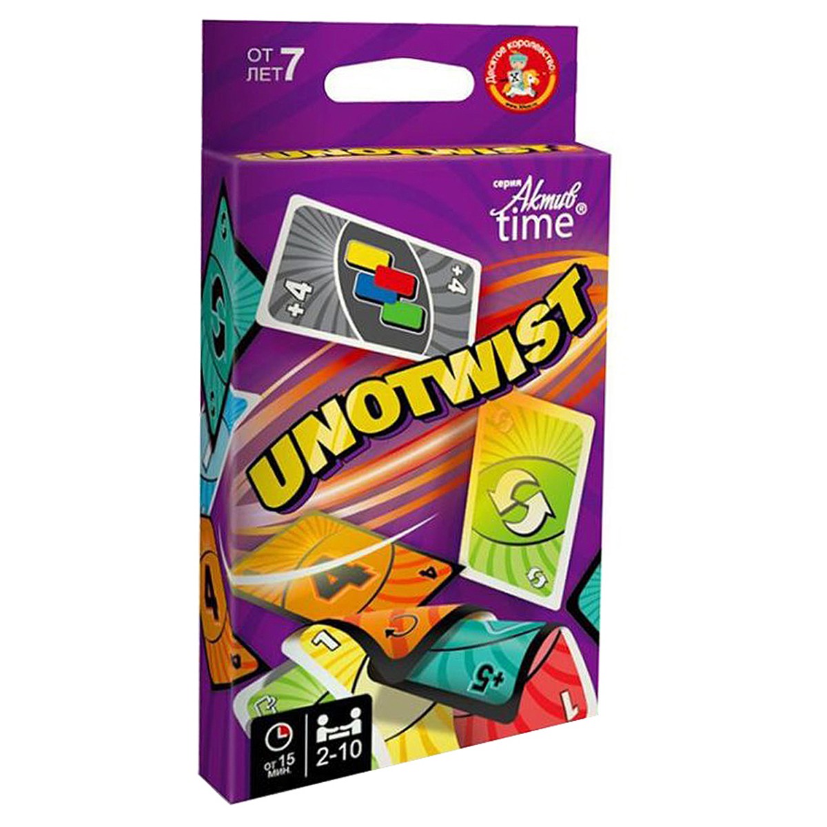 Игра настольная Десятое королевство UnoTwist, картон, европодвес