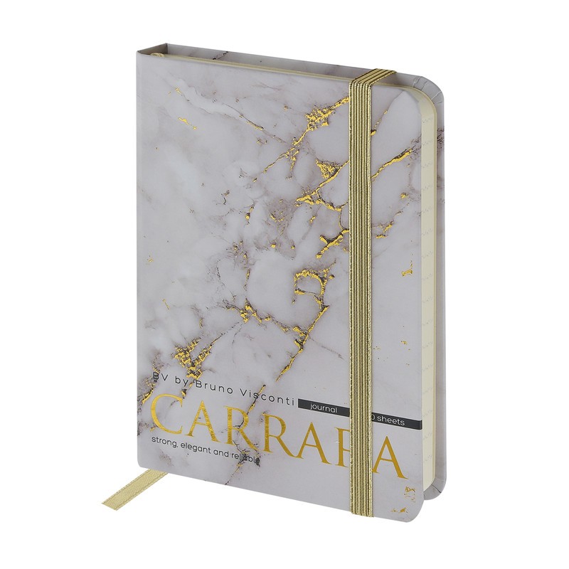 Записная книжка 90*130 100л лин на рез твобл Carrara 3-478/18 Bruno Visconti
