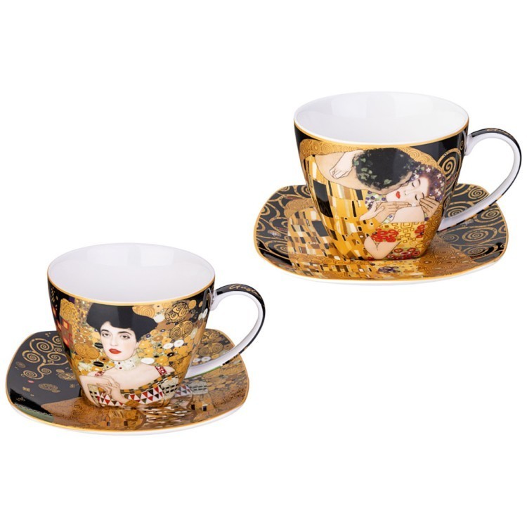Набор чайн фарф Art collection (Климт) 2 пер 4пр 250мл 104-1017 Lefard