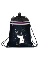 Мешок для обуви 1 отделение Berlingo Dream Like A Unicorn, 360*460мм, вентиляционная сеточка , светоотражающая лента, карман на молнии