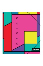 Папка для тетрадей на резинке Berlingo Color Block А5+, 600мкм, с рисунком