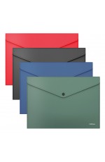 Папка на кнопке А4 пласт ассорти Fizzi Classic 50179 Erich Krause
