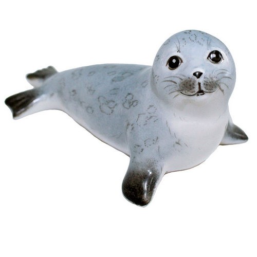 Гжель Скульптура Нерпочка (краски)