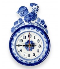 Гжель Часы Петух