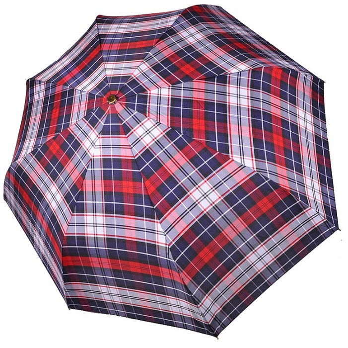 Зонт женский автомат мультицветной Клетка зж3803 Tri slona