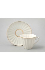 Чашка с блюдцем чайная 235 мл форма Лучистая рисунок Белоснежка арт. 81.14514.00.1