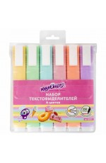 Набор маркеров текст 6цв 1-4мм ассорти Colorstar Pastel 151717 Юнландия