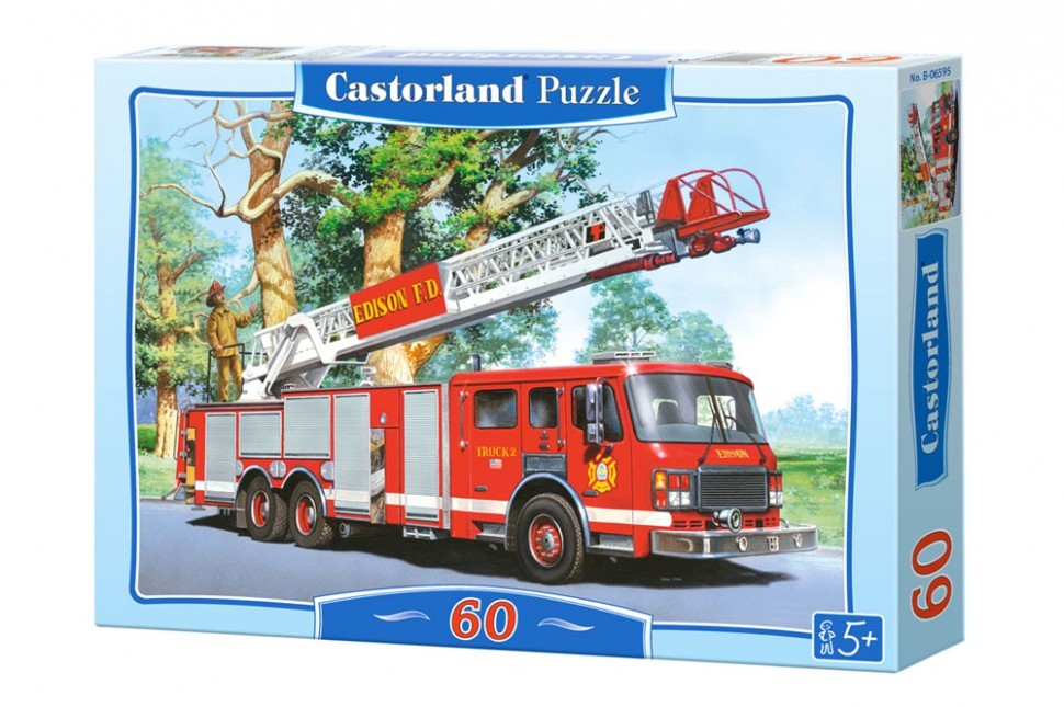 Пазл 60 эл Пожарная команда В-06359 Castorland