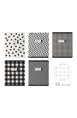 Тетрадь 48л кл Black&White 7-48-1210 Bruno Visconti
