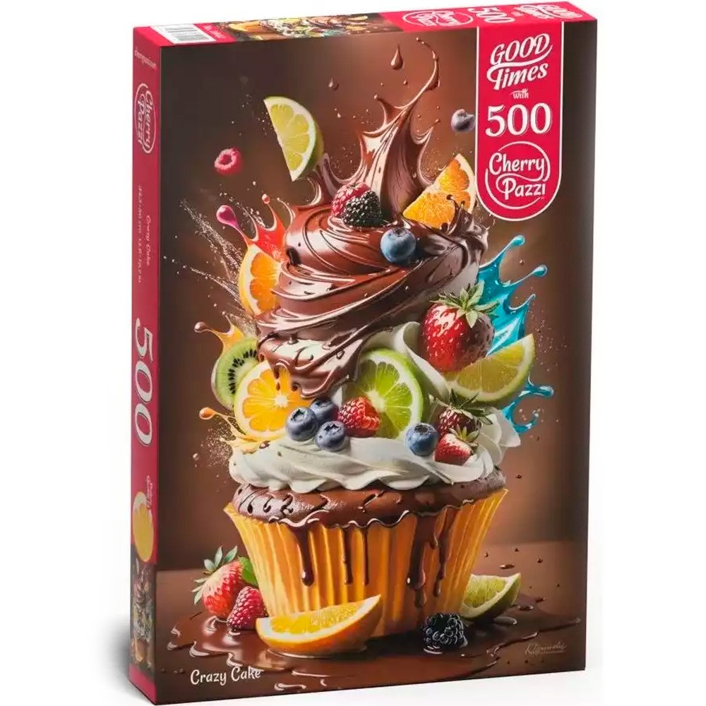Пазл 500 эл Сумашедшее пирожное 20142 Cherry Pazzl
