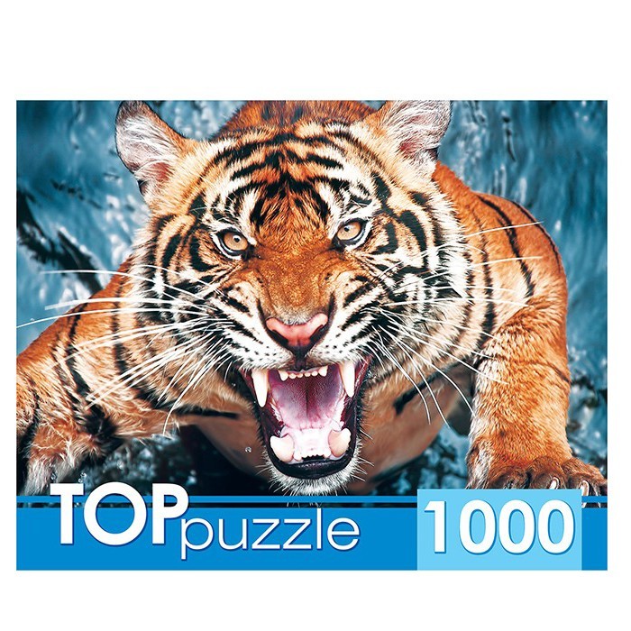Пазл 1000 эл Грозный тигр ГИТП1000-2145 Рыжий кот