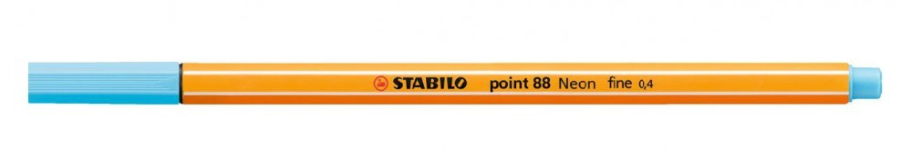 РУЧКА КАПИЛЛЯРНАЯ STABILO POINT 88 НЕОНОВАЯ ГОЛУБАЯ