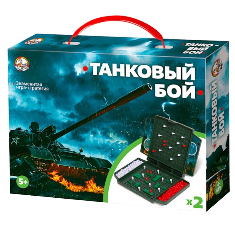 Игра настольная Десятое королевство Танковый бой (мини формат), картонная коробка