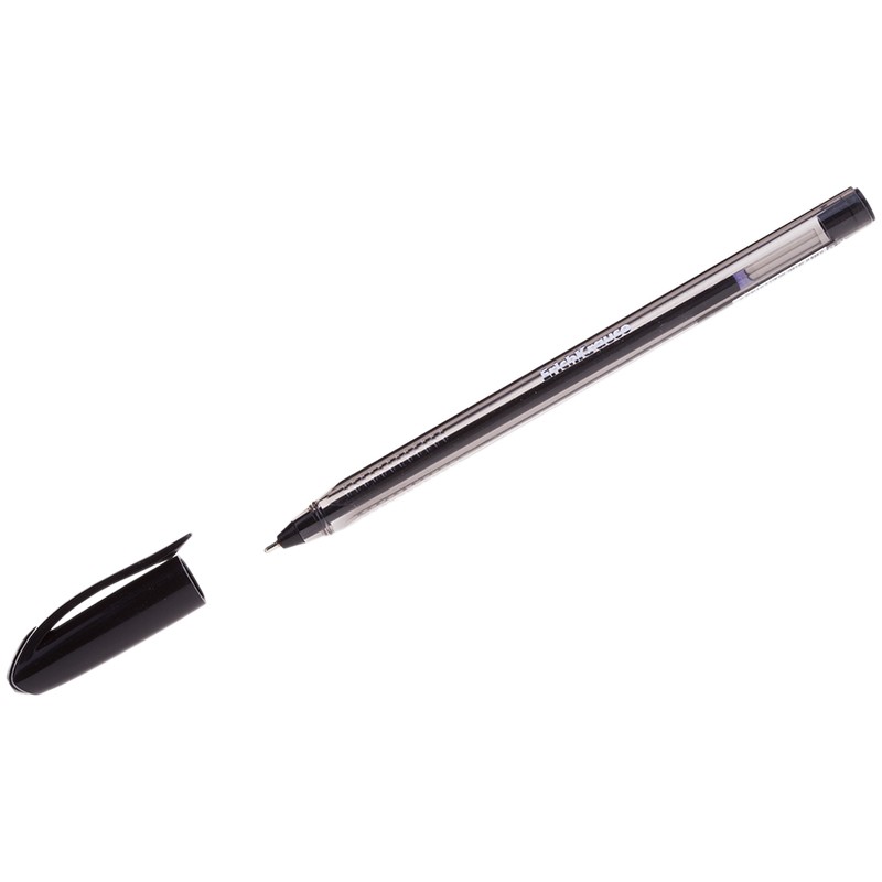 Ручка шариковая Erich Krause Ultra Glide Technology U-18 черная, 1,0мм, трехгран.