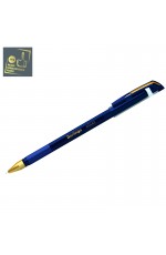 Ручка шариковая Berlingo xGold синяя, 0,7мм, игольчатый стержень, грип