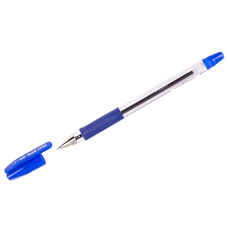 Ручка шариковая Pilot BPS синяя, 0,7мм, грип