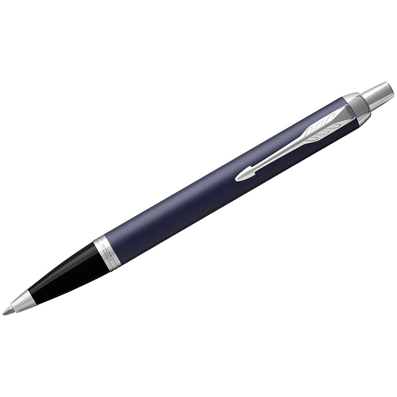 Ручка шариковая Parker IM Matte Blue CT синяя, 1,0мм, кнопочн., подар. уп.