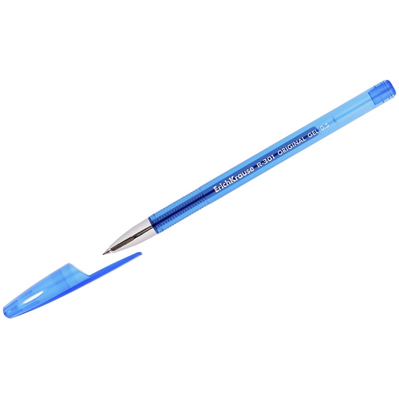 Ручка гелевая Erich Krause R-301 Original Gel синяя, 0,5мм