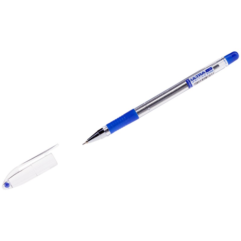 Ручка шариковая Erich Krause Ultra L-30 синяя, 0,7мм, грип