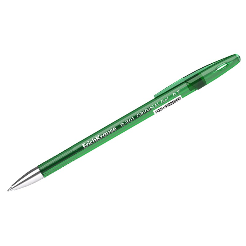 Ручка гелевая Erich Krause R-301 Original Gel зеленая, 0,5мм