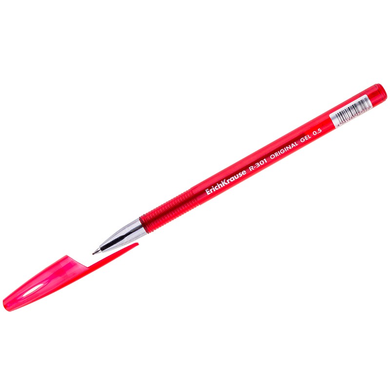 Ручка гелевая Erich Krause R-301 Original Gel красная, 0,5мм