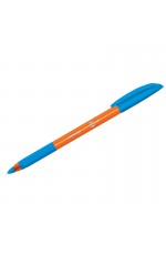 Ручка шариковая Berlingo Skyline, светло-синяя, 0,7мм, игольчатый стержень, грип