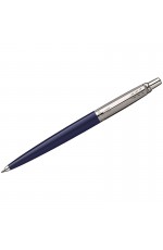 Ручка шариковая Parker Jotter Blue Chrome синяя, 1,0мм, кнопочн., подар. уп.