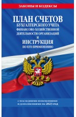 План счетов бухгалтерского учета финансово-хозяйственной деятельности организаций и инструкция по его применению на 2023 год