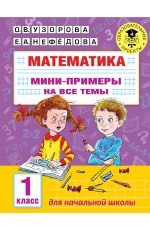 Математика. Мини-примеры на все темы школьного курса. 1 класс