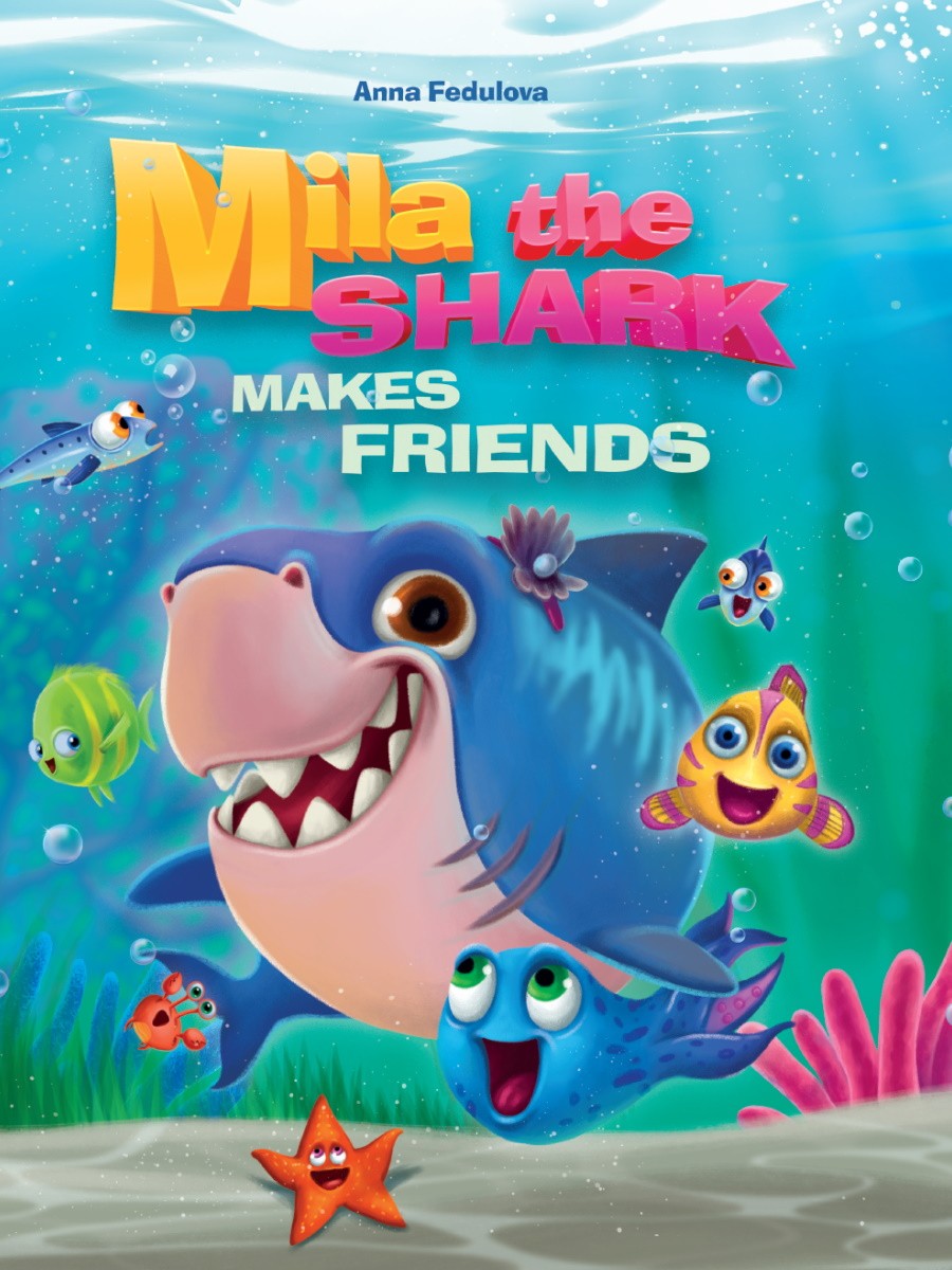 Mila the shark makes friends (Акула Мила находит друзей, мелов. 215х290)