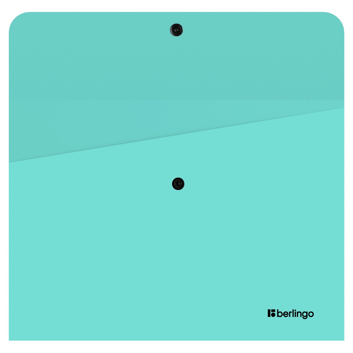 Папка-конверт на кнопке Berlingo Instinct А4, 330мкм, мятный
