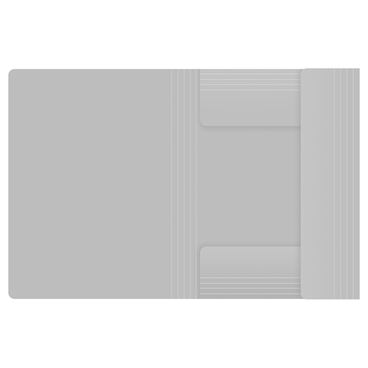 Папка на рез А4 серая Soft touch 4985 Berlingo