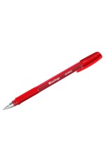 Ручка шариковая Berlingo Aviator красная, 0,7мм, грип