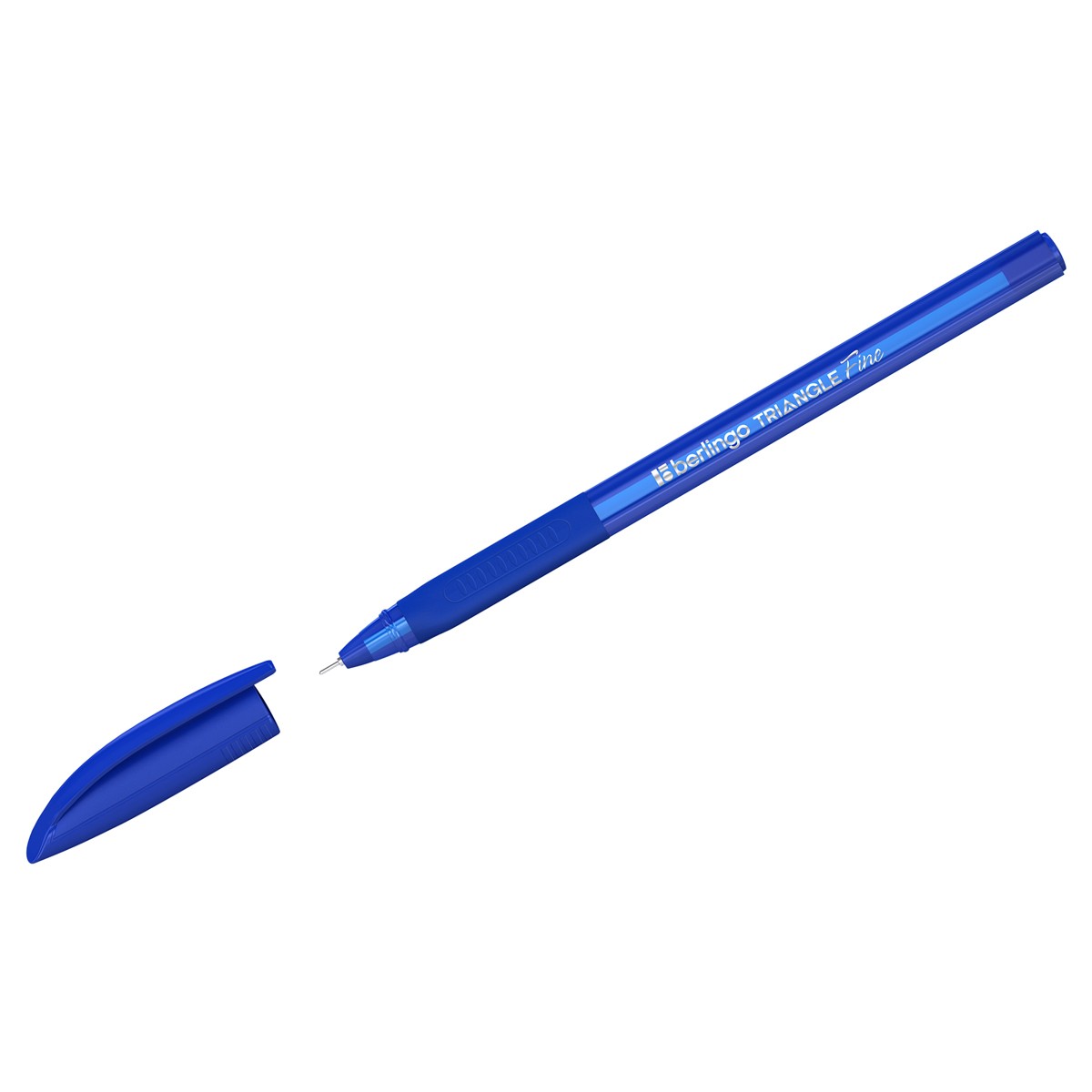 Ручка гел 0 3мм с резупор трехгран синTriangle Fine 03600 Berlingo