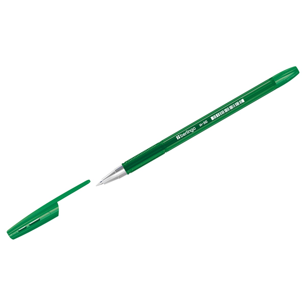 Ручка шариковая Berlingo H-30 зеленая, 0,7мм