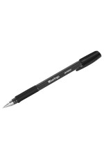 Ручка шариковая Berlingo Aviator черная, 0,7мм, грип