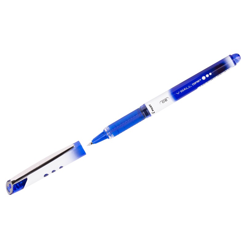 Ручка-роллер Pilot V-Ball синяя, 0,5мм, грип, одноразовая