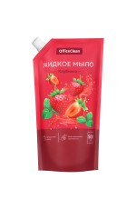 Мыло жидкое OfficeClean Клубника, дой-пак, 500мл