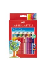 Карандаши цветные Faber-Castell Grip, 36цв., трехгран., заточен., картон., европодвес