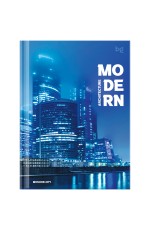 Бизнес-блокнот А6, 80л., BG Modern city, глянцевая ламинация