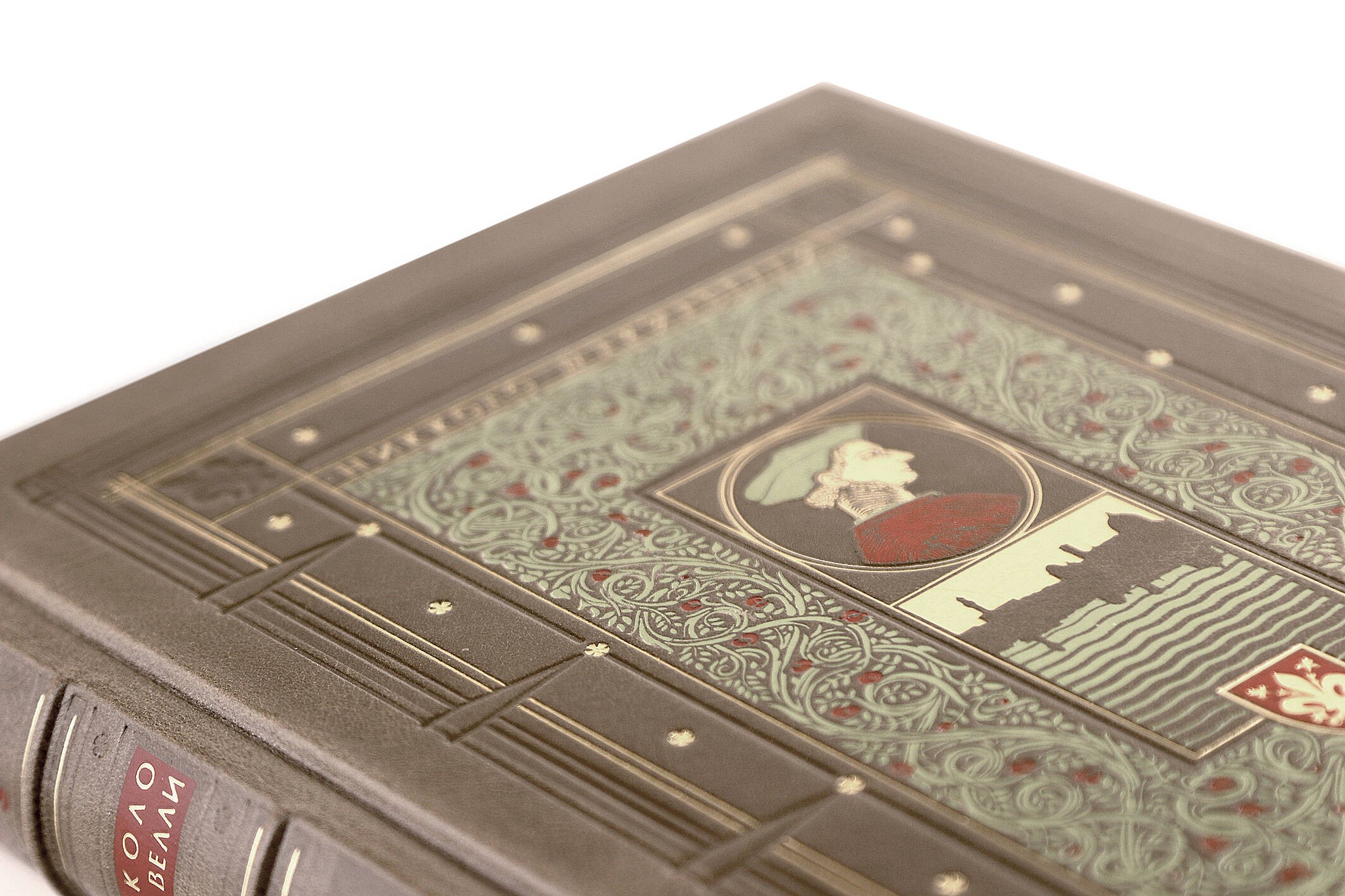 О военном искусстве. Государь. Никколо Макиавелли. Книга в коллекционном кожаном переплете ручной работы