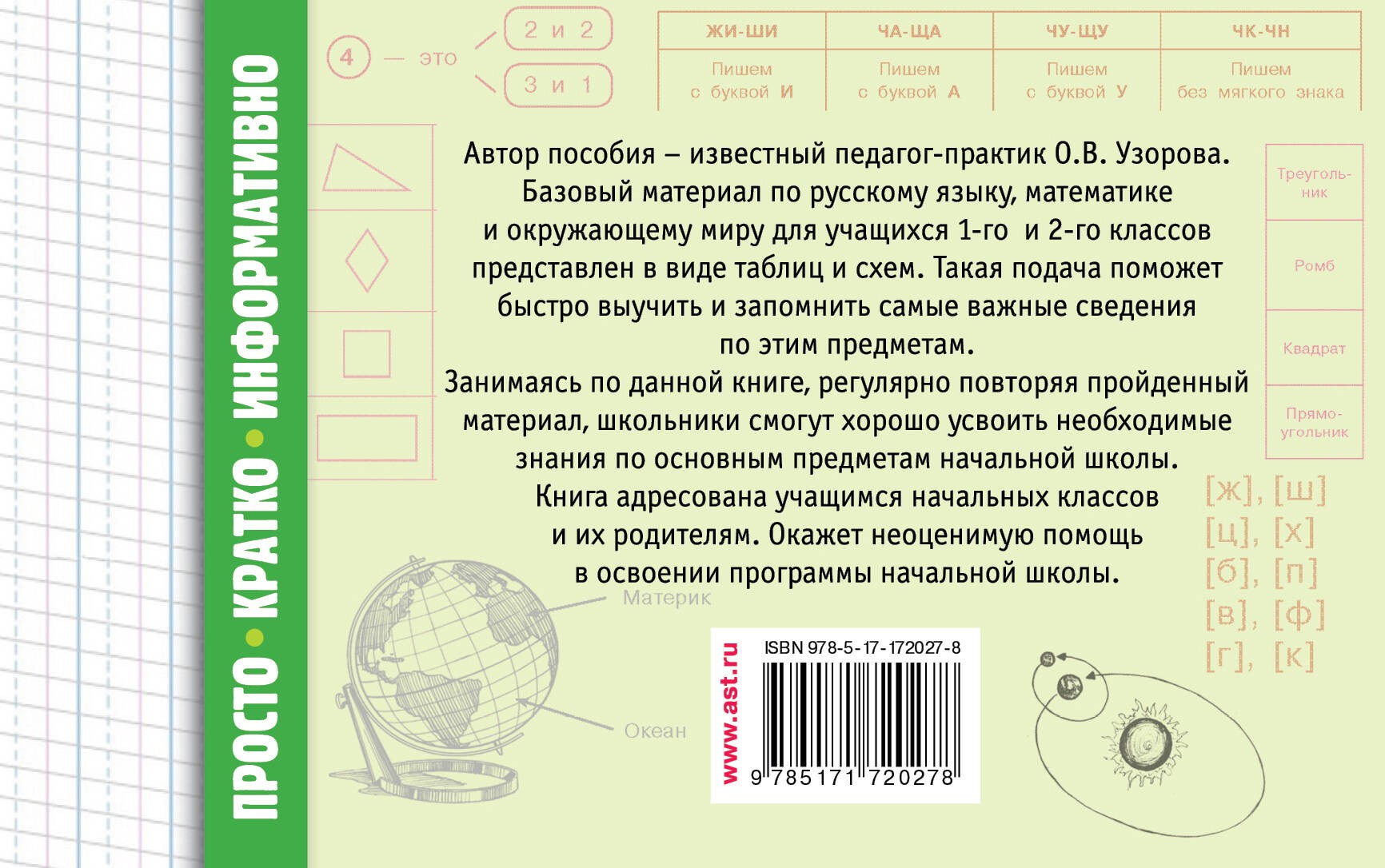 Все таблицы для начальной школы. 1–2 класс. Русский язык, математика, окружающий мир