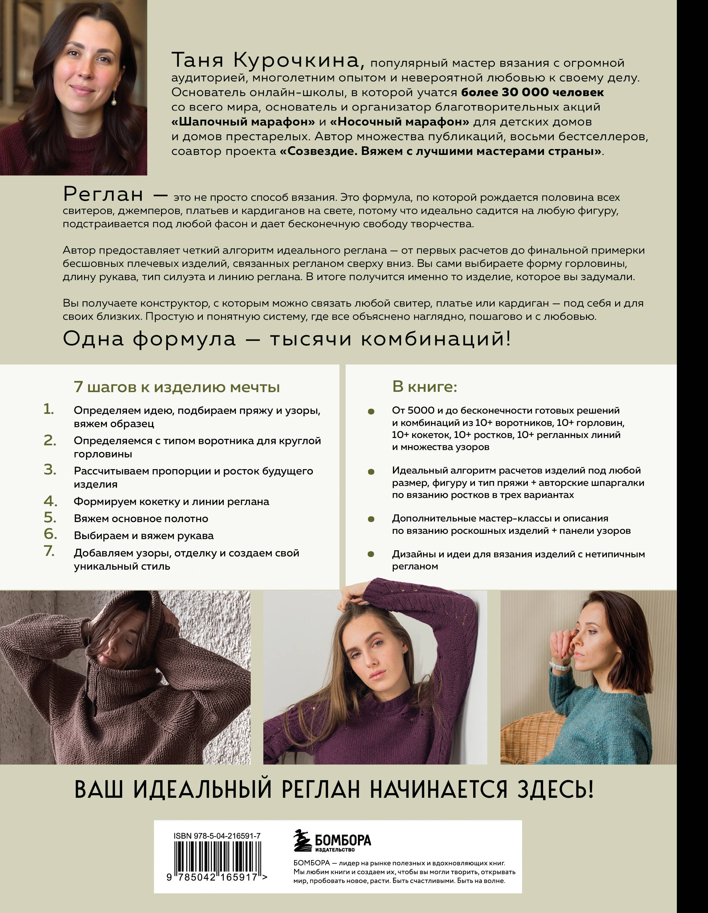 Мастер вязания спицами. РЕГЛАН сверху. 5000 моделей по одной формуле. Книга-конструктор трендовых плечевых изделий с идеальной посадкой