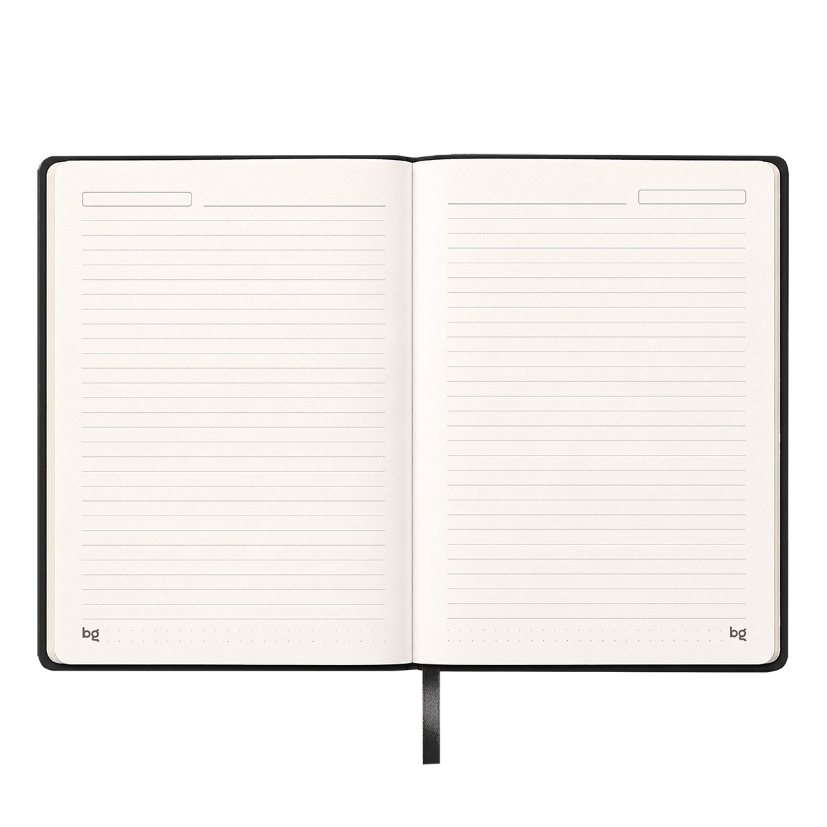 Записная книжка А5, 96л., BG Смыслы, кожзам, линия, черный