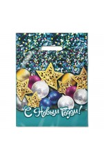 Пакет п/эт с вырубн ручк 31х40см/60 мкм Стеклярус Интерпак