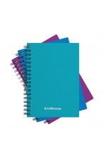 Записная книжка А6 80л кл спир пластобл Vivid 53143 Erich Krause