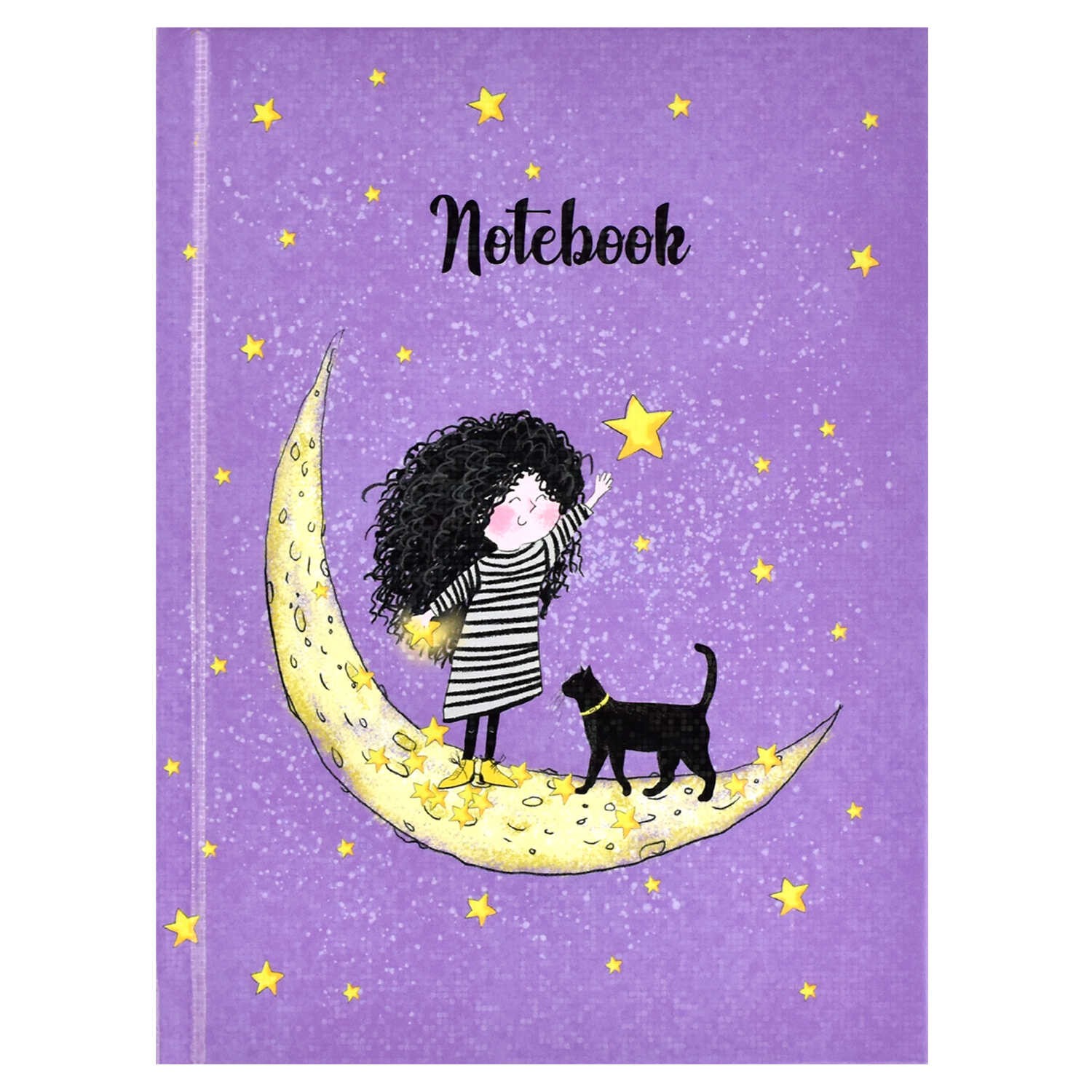 Записная книжка А6 48л лин твобл Девочка на Луне 61557 Феникс